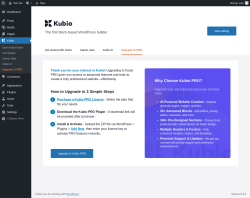 Page screenshot: 
	
	
	
	

Kubio &rarr; Upgrade to PRO