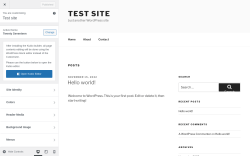 Page screenshot: Appearance &rarr; Background