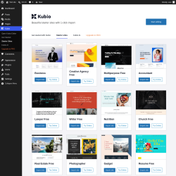 Page screenshot: 
	
	
	
	

Kubio &rarr; Starter Sites