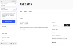 Page screenshot: Appearance &rarr; Background