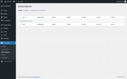 Page screenshot: Donations &rarr; Subscriptions