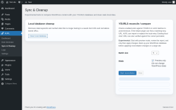Page screenshot: kURL &rarr; Sync & Cleanup