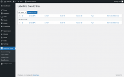 Page screenshot: LabelGrid Tools → Gate Entries