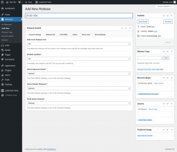 Page screenshot: Releases → Add New