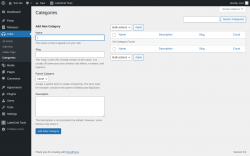 Page screenshot: Artist → Categories