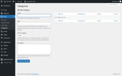Page screenshot: Artist → Categories