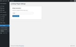 Page screenshot: Landingi → Settings