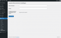 Page screenshot: Settings &rarr; Laposta Woocommerce