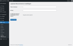 Page screenshot: Settings &rarr; Laposta Woocommerce