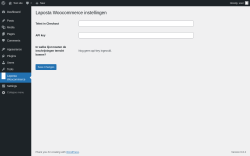 Page screenshot: Laposta Woocommerce