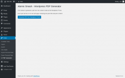 Page screenshot: Tools → LT PDF Generator