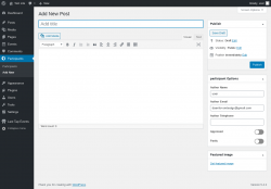 Page screenshot: Participants → Add New