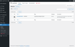 Page screenshot: Lazy Blocks