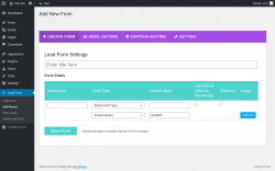 Page screenshot: Lead Form → Add Forms