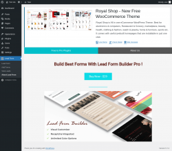 Page screenshot: Lead Form → About Lead From