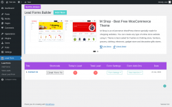 Page screenshot: Lead Form