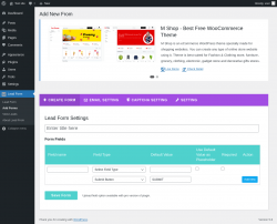 Page screenshot: Lead Form → Add Forms