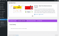 Page screenshot: Lead Form → Add Forms → Email Setting