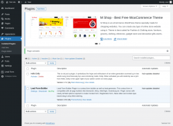 Page screenshot: Plugins ‹ Test site — WordPress