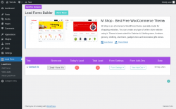 Page screenshot: Lead Form