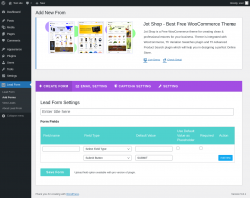 Page screenshot: Lead Form → Add Forms