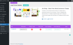 Page screenshot: Lead Form