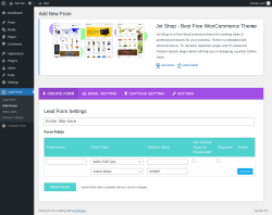 Page screenshot: Lead Form → Add Forms