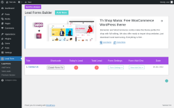 Page screenshot: Lead Form