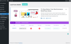 Page screenshot: ThemeHunk → Lead Form Builder