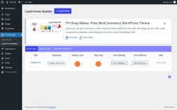 Page screenshot: ThemeHunk → Lead Form Builder