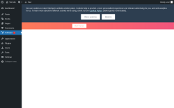 Page screenshot: HubSpot &lsaquo; Test site &mdash; WordPress