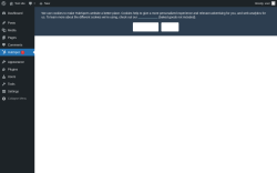 Page screenshot: HubSpot ‹ Test site — WordPress