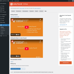Page screenshot: Leaky Paywall → Help