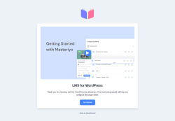 Page screenshot: Masteriyo LMS - Onboarding