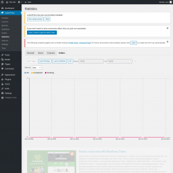 Page screenshot: LearnPress  → Statistics → Orders