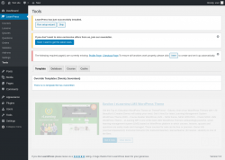Page screenshot: LearnPress  → Tools