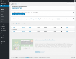 Page screenshot: LearnPress  → Lessons
