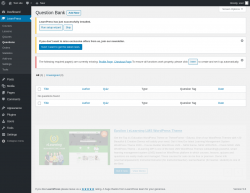 Page screenshot: LearnPress  → Questions