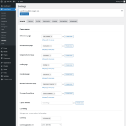 Page screenshot: LearnPress &rarr; Settings