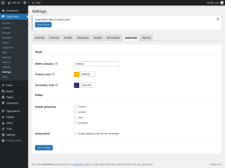 Page screenshot: LearnPress → Settings → Advanced