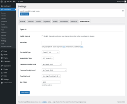 Page screenshot: LearnPress &rarr; Settings &rarr; LearnPress AI