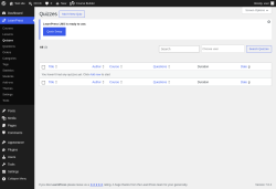 Page screenshot: LearnPress &rarr; Quizzes