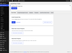 Page screenshot: LearnPress &rarr; Tools
