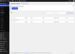 Page screenshot: LearnPress &rarr; Questions
