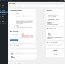 Page screenshot: Leezi CRM