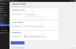 Page screenshot: LIAO Basic &rarr; Ajustes Avanzados