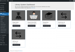 Page screenshot: Library Management