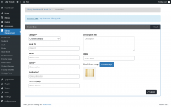 Page screenshot: Library Management &rarr; 