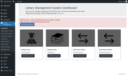 Page screenshot: Library Management