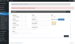 Page screenshot: Library Management &rarr; 